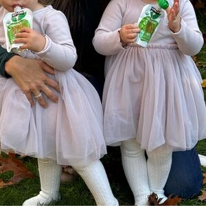 Elegant blush toddler tulle Dress